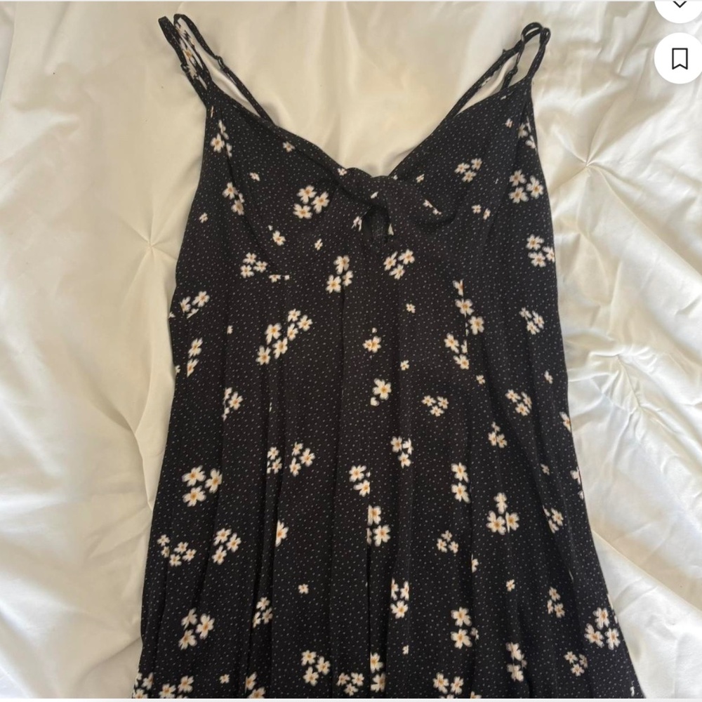 AMERICAN EAGLE FLORAL POLKA DOT MINI DRESS